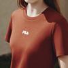 Fila Оригинальное платье-макси с разрезом Goddess III Модное Простое Классическое Ретро Элегантное Расслабленное Повседневное Универсальное Удобное С коротким рукавом F51W629304FBN