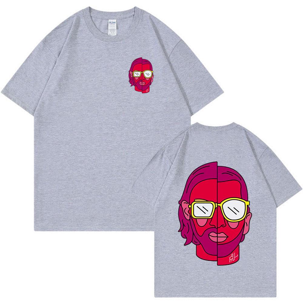 Le Monde Chico Graphic Print Tshirt Streetwear Album PNL French Rap T-shirts Summer Cotton T Shirt Short Sleeve Men Fashion Tees