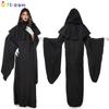 Plus Size Costume Adult Dark Witch Cloak Dress Western Carnival Party Show Dress