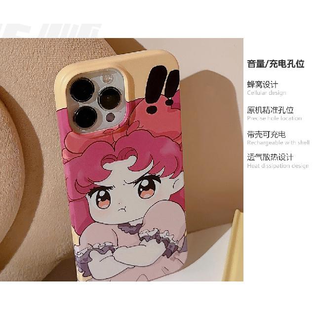 Cute girl 17promax Apple 16 suitable for iPhone 13 phone case 11 anime cartoon 12 film 15