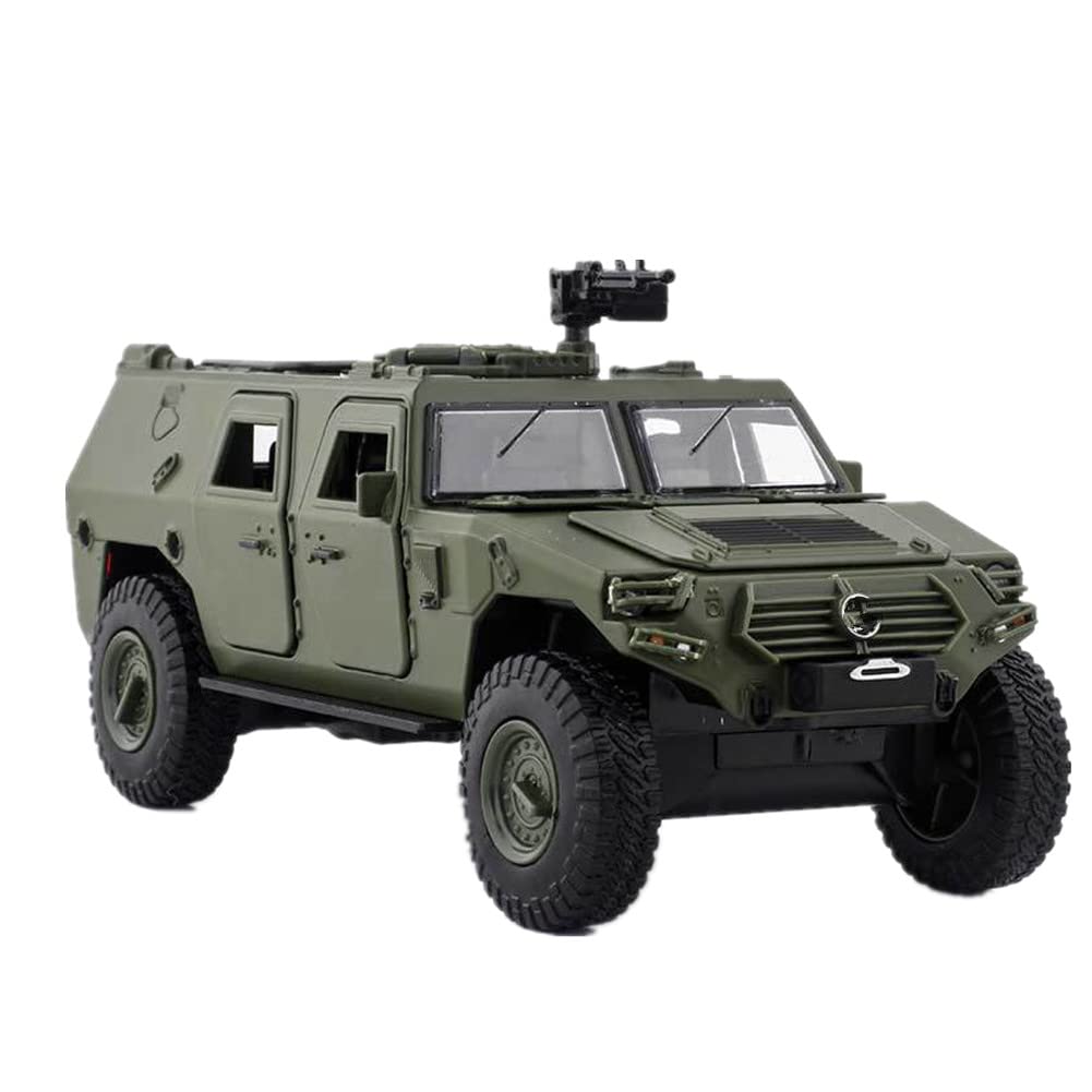 Военный переделанный бронированный автомобиль литой игрушечный автомобиль танк детский ABS132 внедорожный