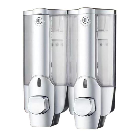 Настенный ручной дозатор мыла объемом 350 мл для ванной комнаты, легко заполняемый дозатор для душа с большим