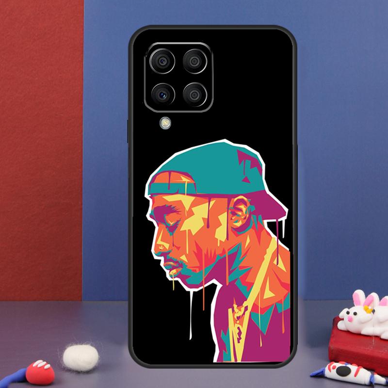 Чехол Tupac 2Pac Shakur для Samsung Galaxy M16 M06 M36 M56 M15 M11 M31 M21 M53 M13 M32 M52 M35 M55 M14 M34 M54