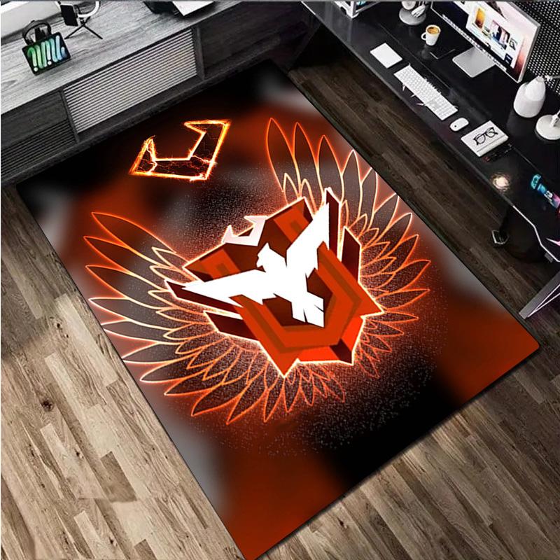 Free Fire Rug - Home carpet Office Decorative Carpet For Living Room Bedroom Door Mat Floor Rug Computer Chair Area Rug
