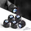 DKHN5 5Pcs Metal Car Wheel Tire Valve Cap Stem Case Cover For BMW M Power E46 E90 E60 F30 F10 M5 X2 X3 X5 X4 X6 X7 G30 G20 Accessories