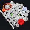 Robot Various Gear Toy Motor Car DIY Gear Assortment Axle Belt Bushings Package Kit Plastic Gears