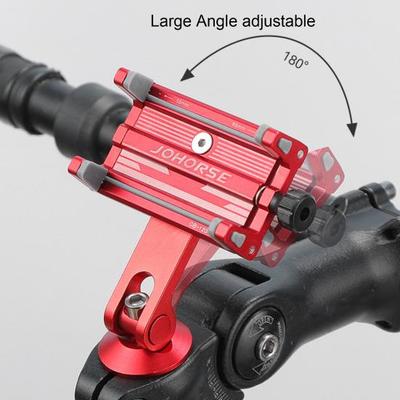 Велосипедный держатель для телефона из алюминиевого сплава, спиральное телескопическое крепление для велосипедного телефона, замок с четырьмя когтями, велосипедный держатель для сотового телефона для телефона 58-88 мм