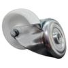 Swivel wheel, trolley set, 100mm, 150kg, JPPP 1005, WHITE, polypropylene