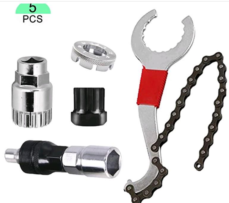 Многофункциональный велосипедный инструмент: Съемник каретки, маховика, цепи и шатунов