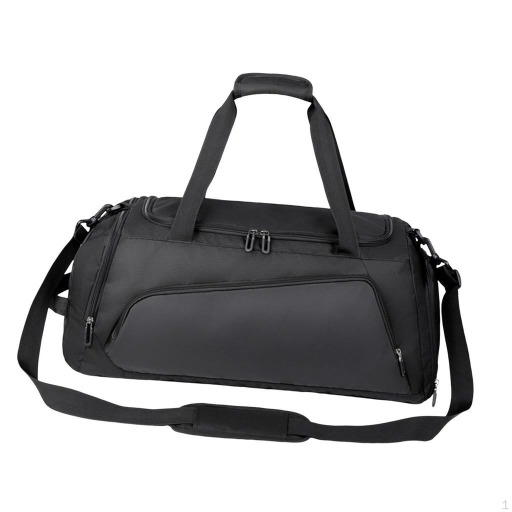 Dry and Wet Separation Bags Fitness Bag Waterproof Carry Workout Tote Zipper Closure Gym