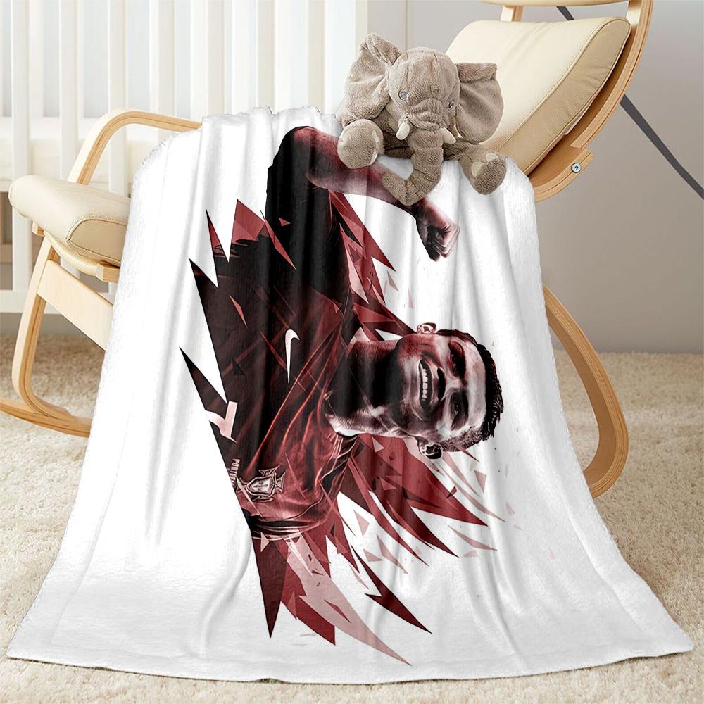 Cristiano Ronaldo Blanket Warmthful Decor Suitable For Office Chair Livingroom Chair For All Occasions Modern Best Holiday Gift For Friends Family