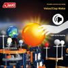 Ck008 Space Trend Play Dawn Solar System Planetarium Mechanical Model Assembly Building Block Toy Children'S Day Gift