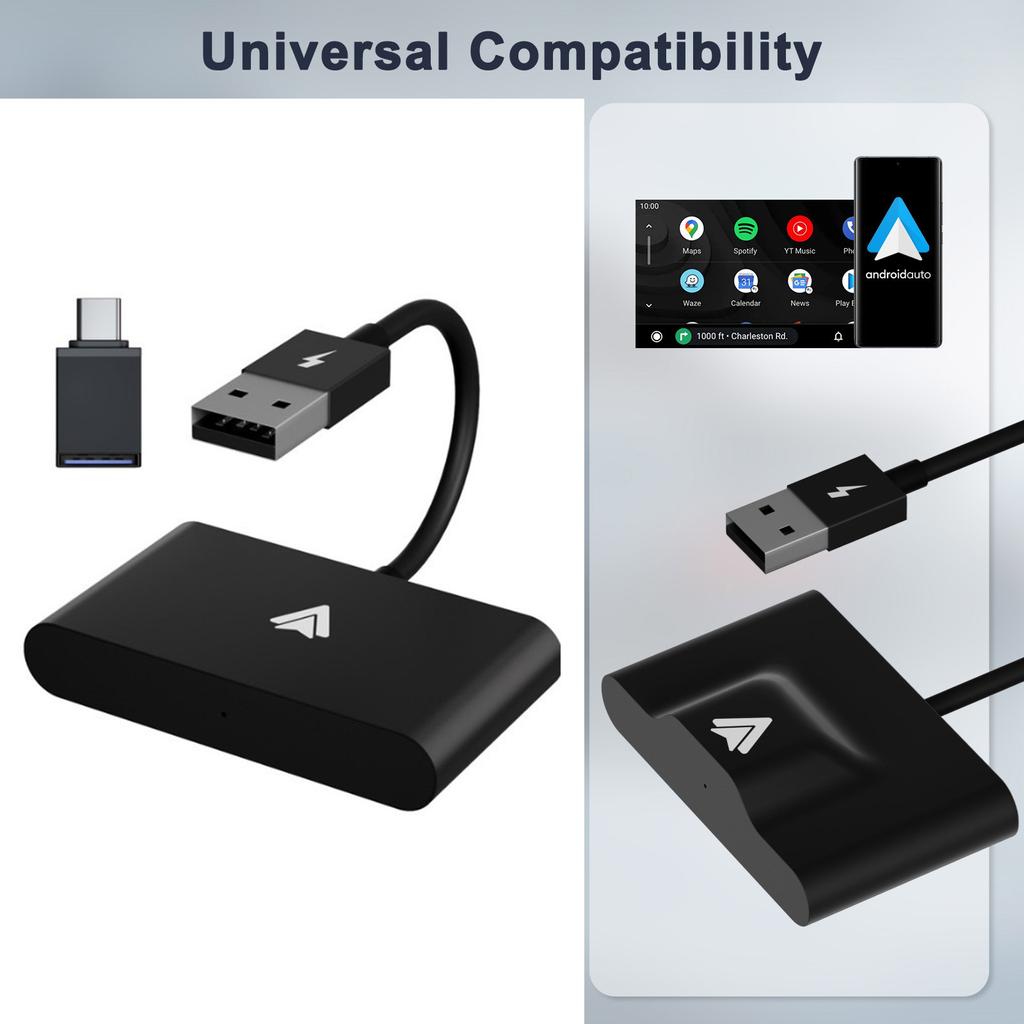 Портативный беспроводной адаптер Android Auto Android Auto Wireless Dongle Android Auto адаптер для OEM Android Auto прочный