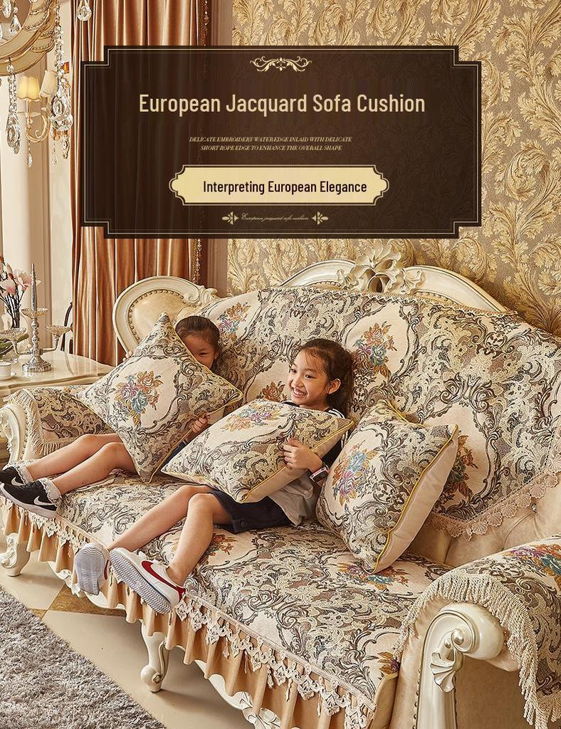 Роскошная европейская нескользящая подушка и чехол для дивана из натуральной кожи