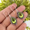 Серьги с драгоценными камнями из перидота, серьги из чистого серебра 925 пробы, серьги ручной работы с камнями по месяцу рождения, подарок для него