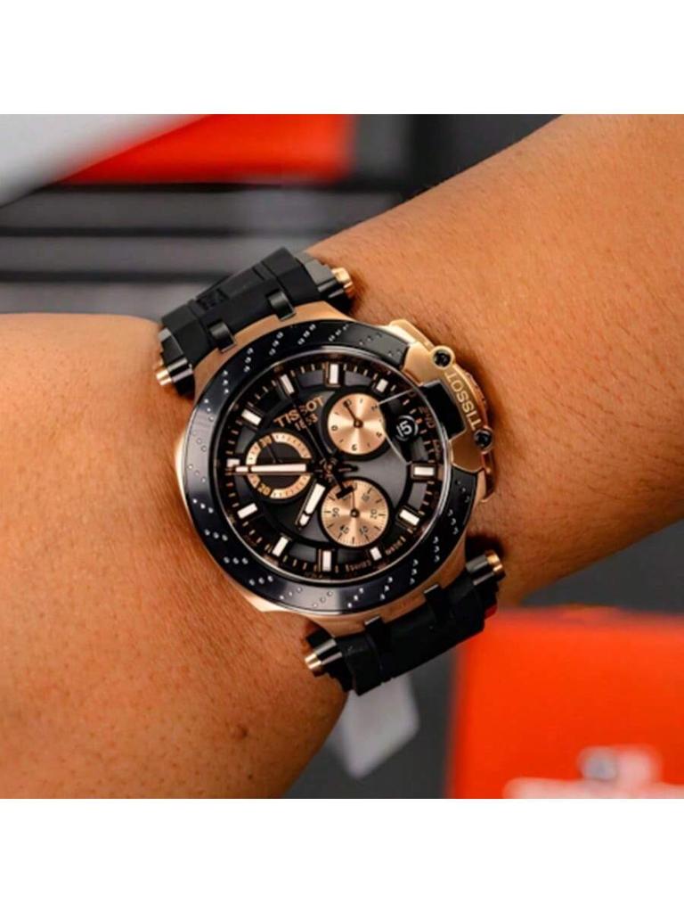 Мужские спортивные модные кварцевые часы T-Race Chronograph T115.417.37.061.01. Многофункциональные наручные часы с круглым циферблатом, мужские T115.417.37.051.00