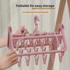 Ветрозащитная складная сушилка для одежды с 32 зажимами для носков и одежды