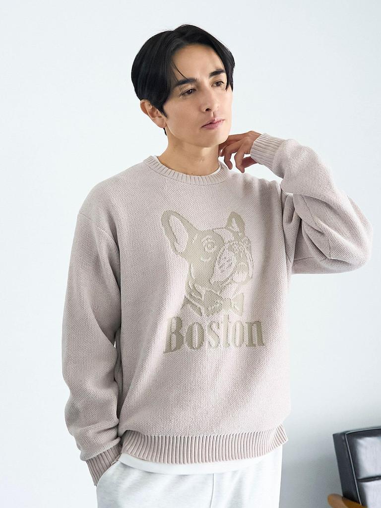 Cohen Mole Dog Jacquard Knit [YouTube Featured Item] 75306000006 2990 DK.BROWN(29) XL