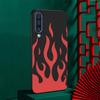 Крутой зеленый красный чехол Flame Fire для Samsung Galaxy A50 A10 A70 A30 A20e A40 A20s A10s A10e A90 5G A80 A9 мягкий черный чехол для телефона