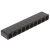 12 Holes Hex Bit Organiser Plastic Screwdriver Bit Holder Drill for Head Storage Case Box Block for 6.35mm Hex Shank