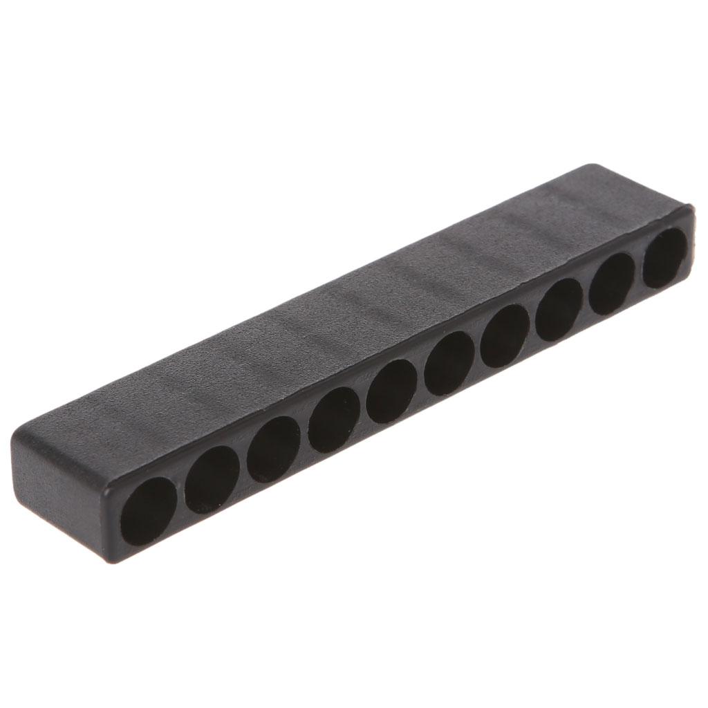 12 Holes Hex Bit Organiser Plastic Screwdriver Bit Holder Drill for Head Storage Case Box Block for 6.35mm Hex Shank