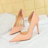 Fashion Fashion Lady Pointed Toe Stilettos High Heels Silks Satins Sexy Party Office Shoes for Women Summer Female Pumps
