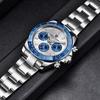 PAGANI DESIGN Men's Watch Luxury Quartz Watch Men's 1644 AR Sapphire Crystal Sports Chronograph VK63 stainless Steel Men's Watch