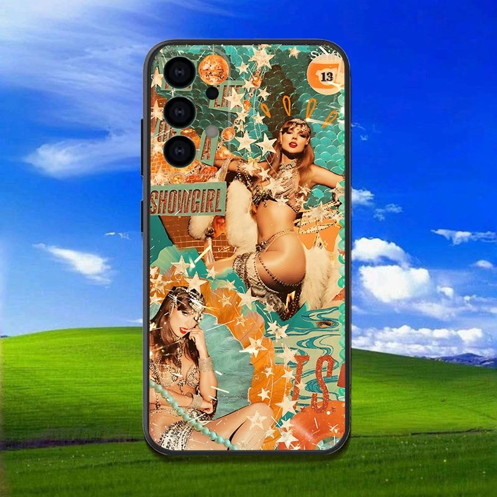 Чехол для телефона Samsung Galaxy A13, A21s, A22, A31, A32, A52, A53, A71, A80, 'Жизнь шоу-девушки S' Мягкий черный корпус