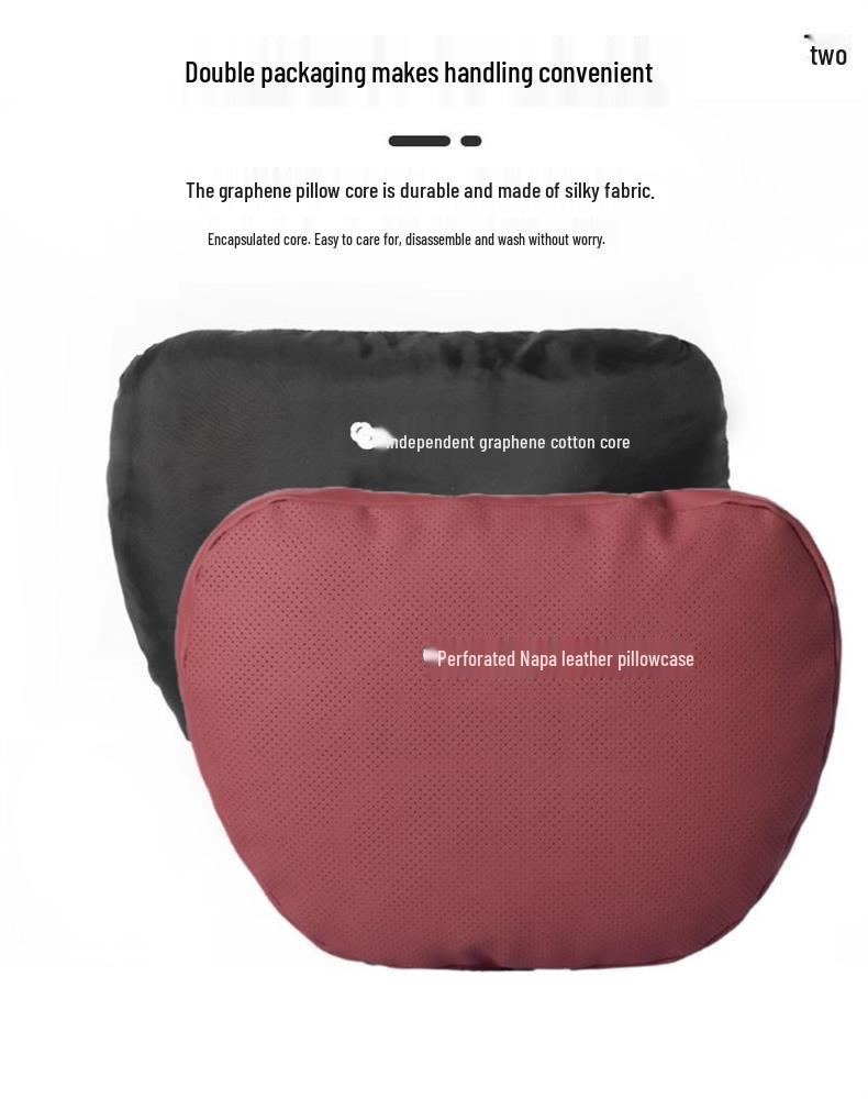 Compatible with Car Headrests and Backrests: Maybach, Mercedes-Benz S-Class, Tesla - Includes Lumbar and Neck Supports.