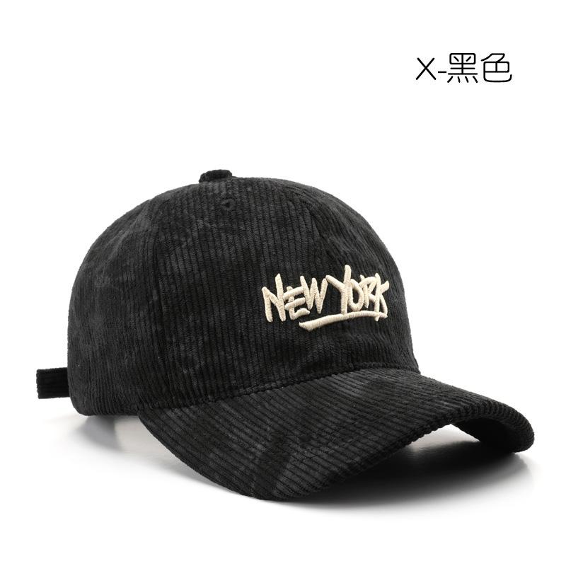 Шляпа женская корейская версия ретро вельветовая кепка с вышитыми буквами для мужчин, для путешествий, солнцезащитная шляпа от солнца