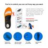 Plantar Fasciitis Insoles for Men and Women, Multi-Purpose Arch Support Orthotic Inserts for Flat