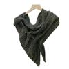 Multi-functional Knitted Triangular Scarf Windproof Headscarf New Shawl Autumn and Winter