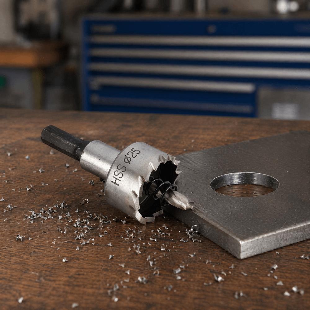 20mm Diameter Hole Saw Cutter Triangular Shank Metal Drill Bit For Wood Drilling