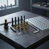 Набор инструментов для установки резьбовых заклепок M3 M4 M5 M6 M8 M10 M12 Комплект резьбовых втулок-заклепок Nutsert Профессиональное качество для дома и автомобильных применений