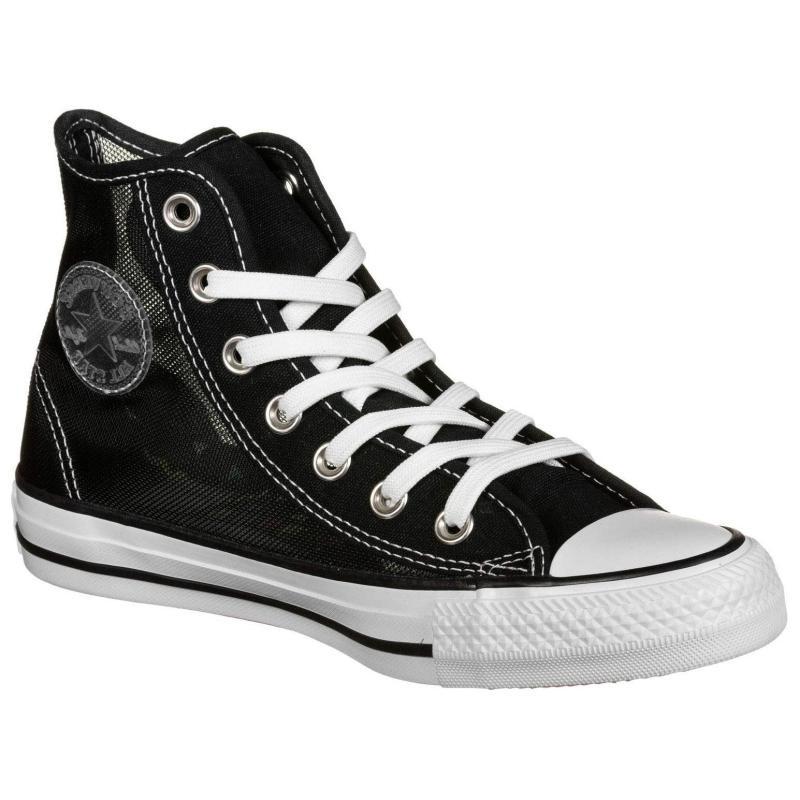 Converse Chuck Taylor All Star See High Thru Удобные и стильные эспадрильи на высокой платформе Женские Черные
