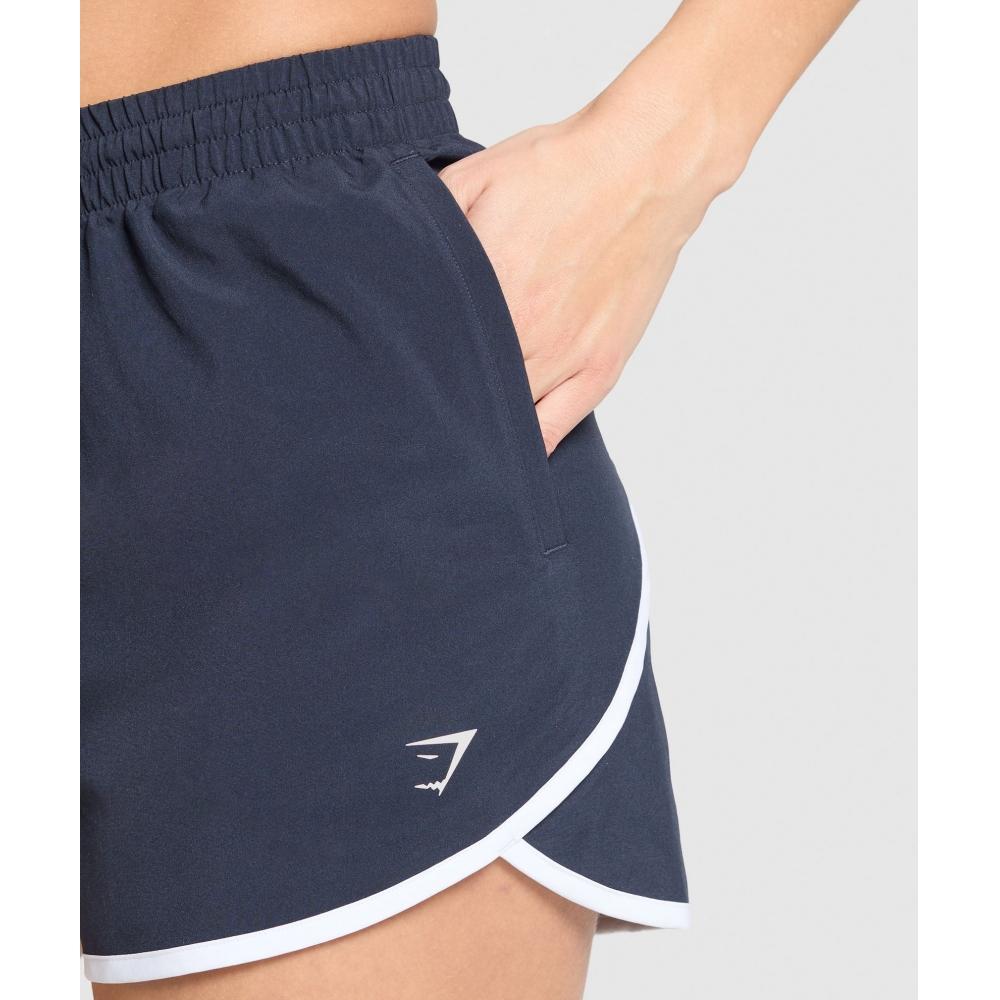 Gymshark Training Contrast Loose Shorts 2.5 Heavy Blue B6a9m Uctn