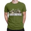 Band of Brothers white Funny 100 Cotton TShirt Band of Brothers Tops Tees For Unisex