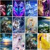 DIY Animal 5D Diamond Painting Full Round Drill Resin Cartoon Diamont Embroidery Cross Stitch Mosaic Home Decor Wall Art Gift