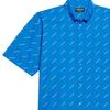 Balenciaga Рубашка с коротким рукавом и логотипом по всей поверхности 534332TBL967560