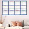 2025 Erasable Wall Calendar Waterproof and Tear Resistant Calendar for Daily Scheduling and Organization Home Office Use