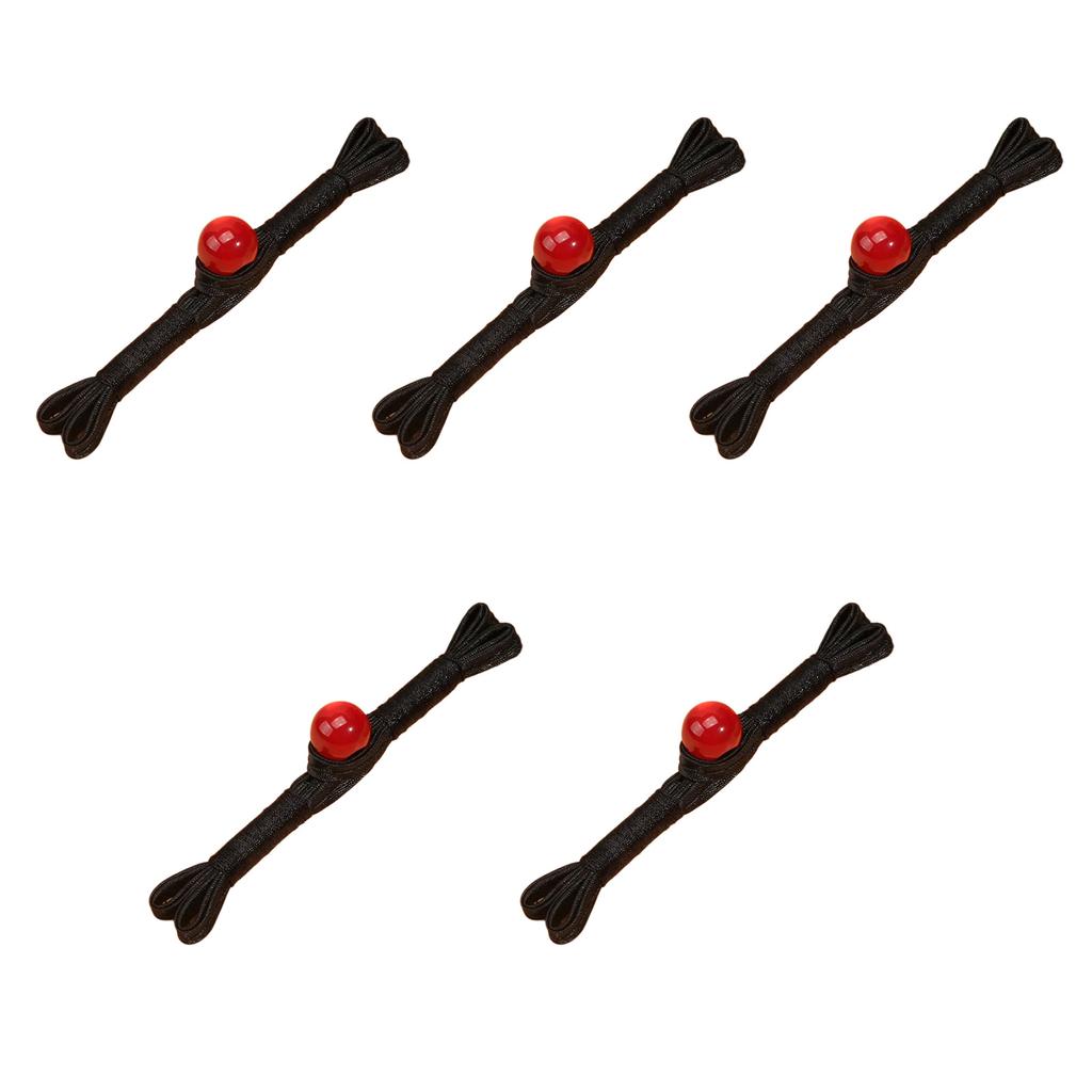 5PCS Chinese Cheongsam Buttons Traditional Costume Ornament Closure Buttons for Sewing Sweater Cardigan Evening Gowns