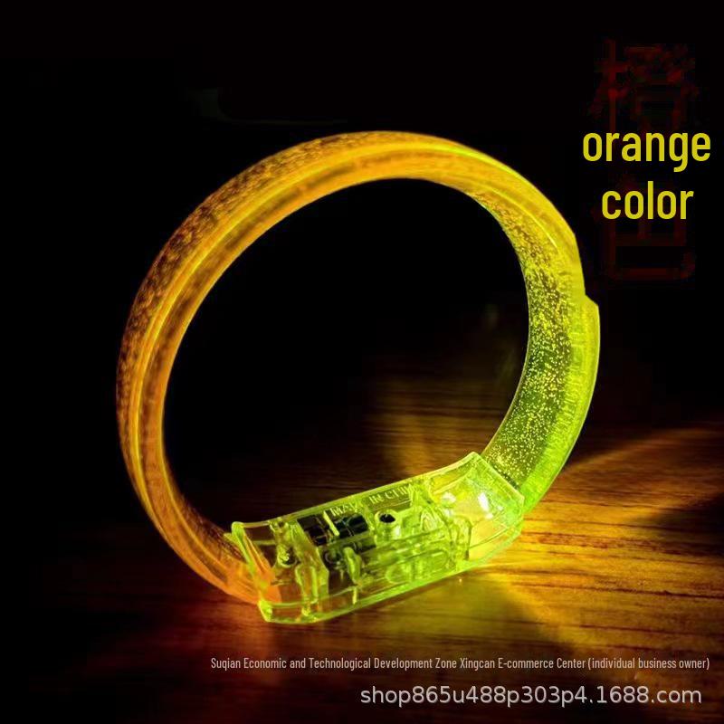 Светодиодный светящийся акриловый браслет с напечатанным логотипом для мероприятий и концертов