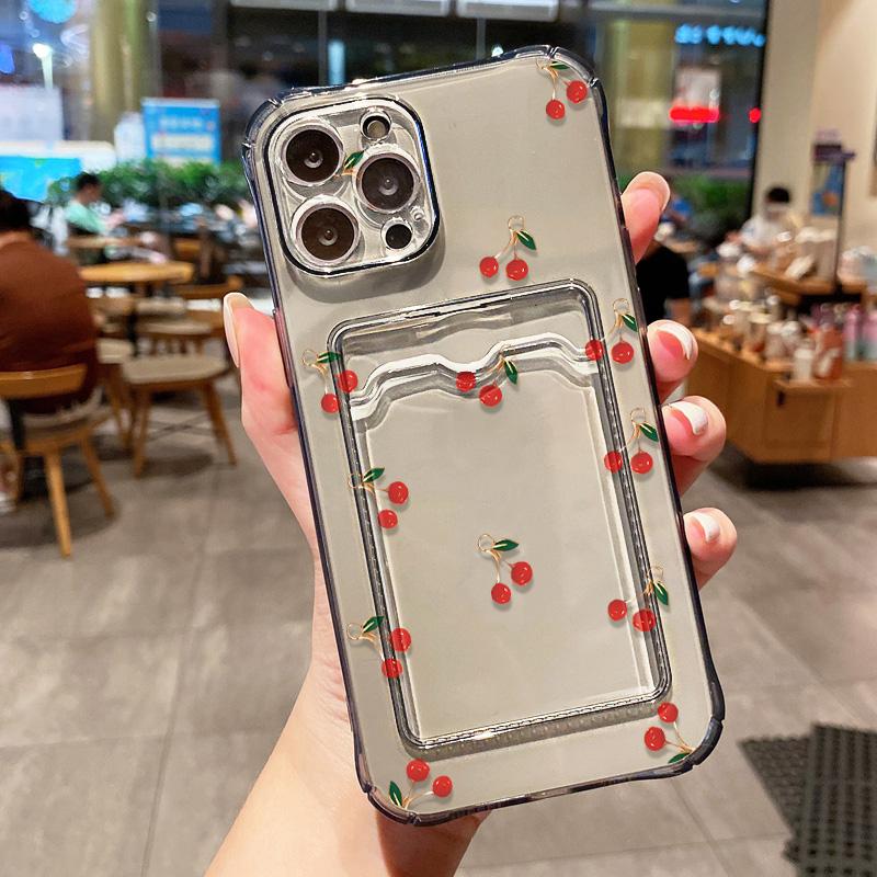 Чехол-карточка для iPhone 11 13 XR 15 14 Pro Max iPhone 12 16 7 8 Plus XS Max Samsung S24 S23 A15 A55 A05 A54 Redmi 12 13C 13 9 с защитой от мультфильмов