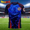 T Shirt with Argentina Coat of Arms Summer Fashion Family Style Adults Kids Fashion Soccer Jersey Unisex for Fitness Running