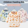 Waterproof Baby Long Sleeve Apron Feeding Blouse Toddler Bibs New Children Feeding Bib