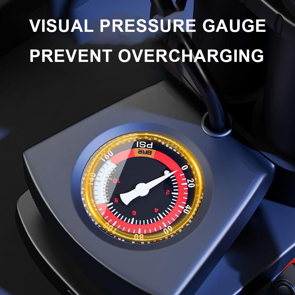 Ножной насос портативный ножной насос с активацией педали напольный насос клапан Шредера велосипедный насос для электромотоцикла