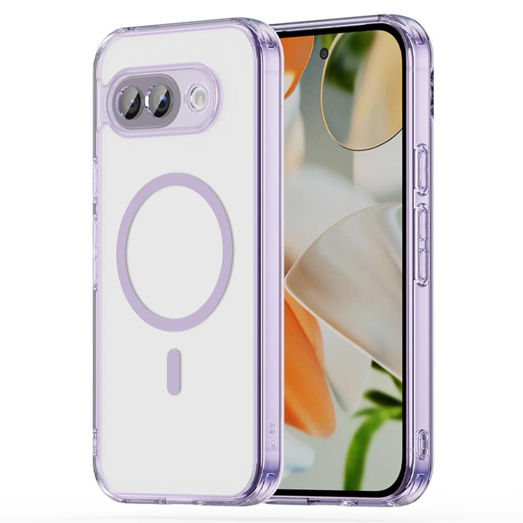 Прозрачный чехол для телефона Google Pixel 9A, Магнитный чехол для телефона Google Pixel 9A, Не желтеющий