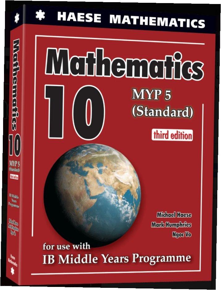 Mathematics 10 Standard. MYP 5 Standard. 3rd edition