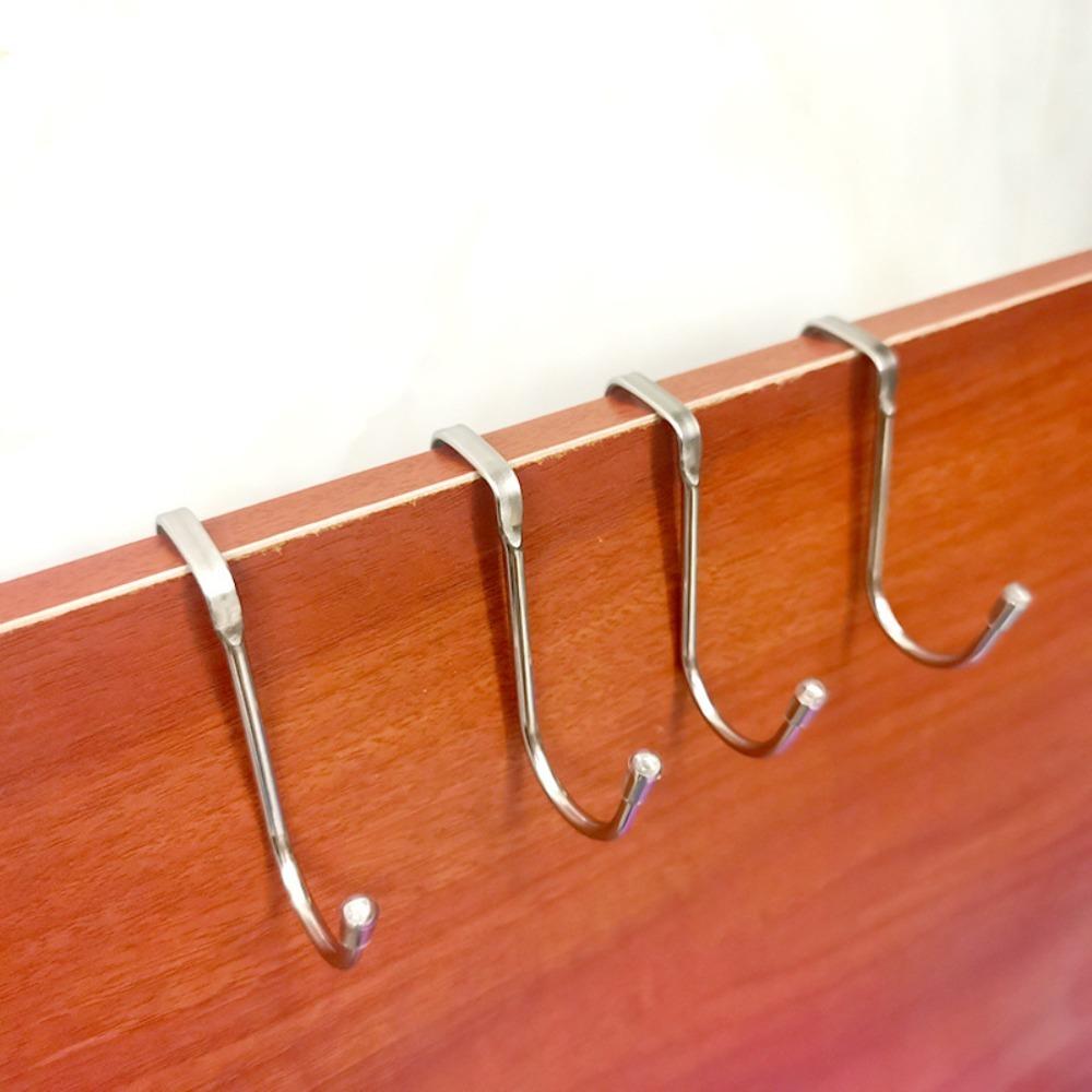 304 Stainless Steel Over The Door Drawer Cabinet Hook Over Door Hooks  Kitchen Bathroom Cabinet