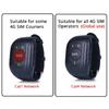 Vjoycar New Smart GPS Bracelet Elderly Falling Detection SOS 4G Watch Emergency Alram Two Way Calling GPS Tracker HR & BP Temp.